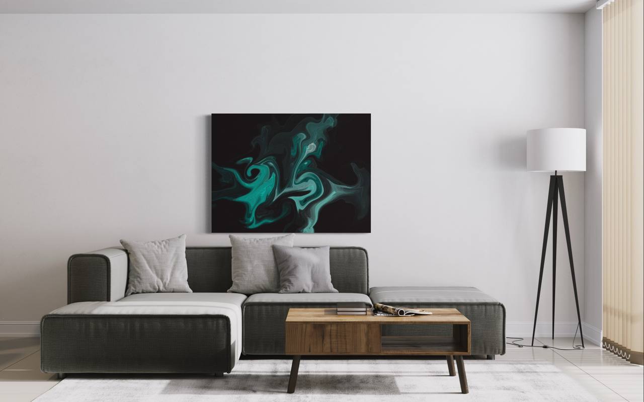 Fluid Series Abstract Canvas Print