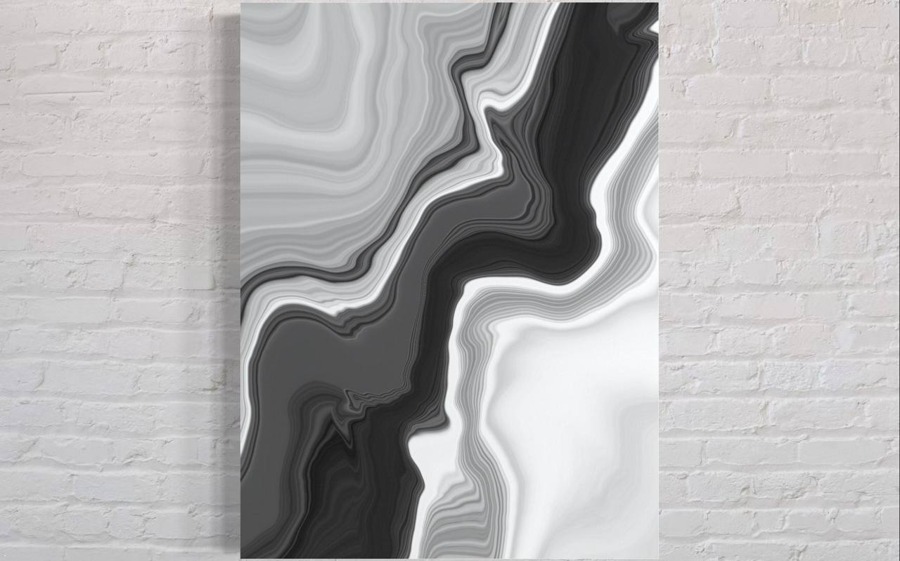 Fluid Series Abstract Canvas Print
