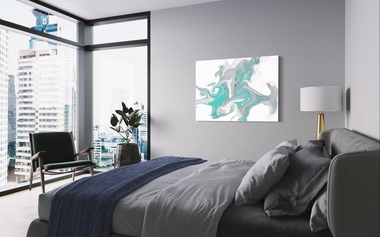 Fluid Series Abstract Canvas Print