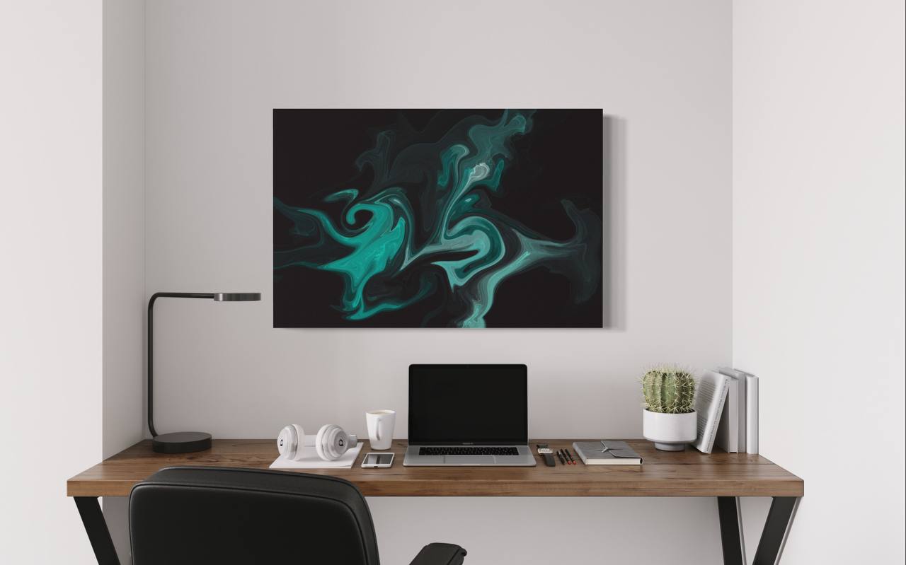Fluid Series Abstract Canvas Print