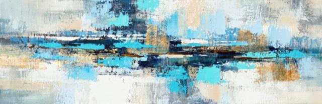 Grunge Landscape Wash Canvas Print