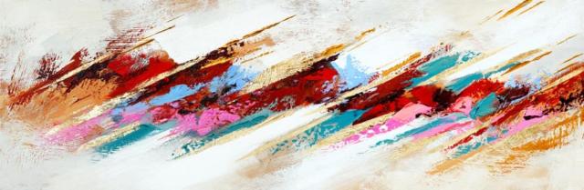 Grunge Landscape Wash Canvas Print