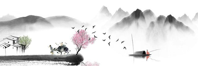Grunge Landscape Wash Canvas Print