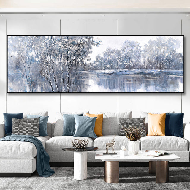 Grunge Landscape Wash Canvas Print