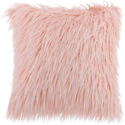 Soft Fur Plush Cushion Pillow Cover freeshipping - khollect