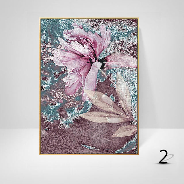 Pink Emory Canvas Art Print