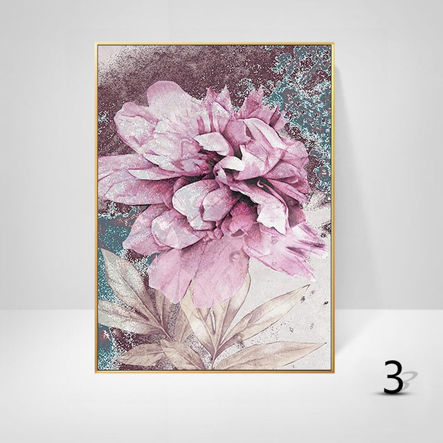 Pink Emory Canvas Art Print