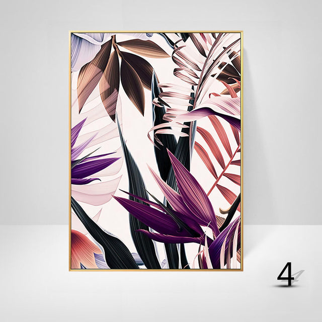 Pink Emory Canvas Art Print