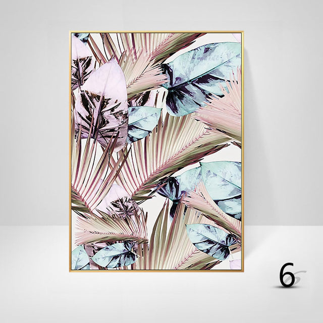 Pink Emory Canvas Art Print