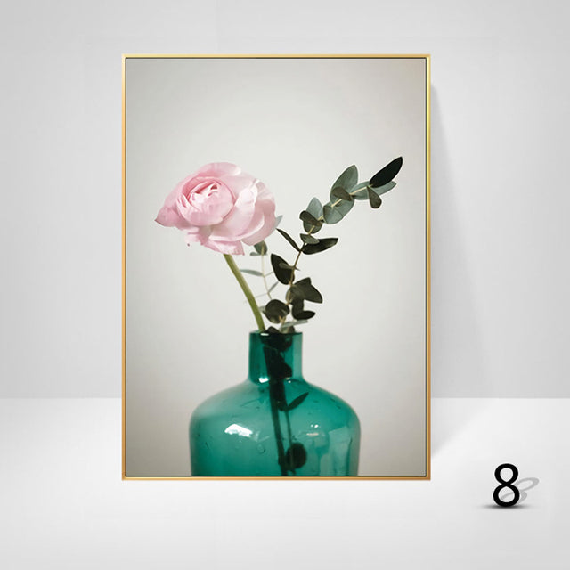 Pink Emory Canvas Art Print