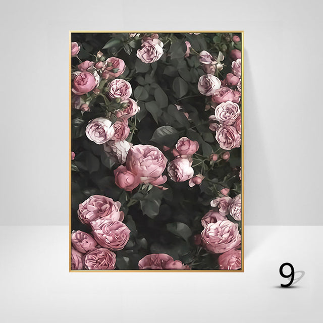 Pink Emory Canvas Art Print