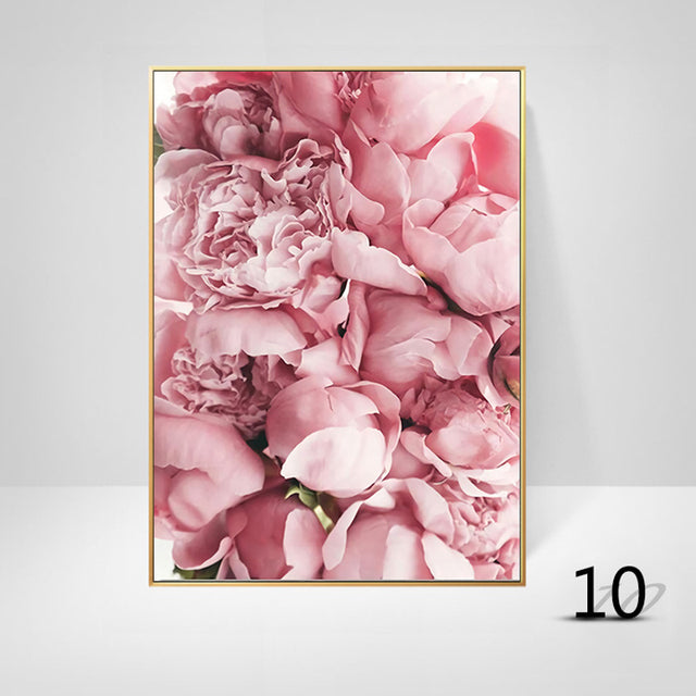 Pink Emory Canvas Art Print