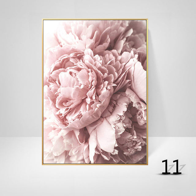 Pink Emory Canvas Art Print