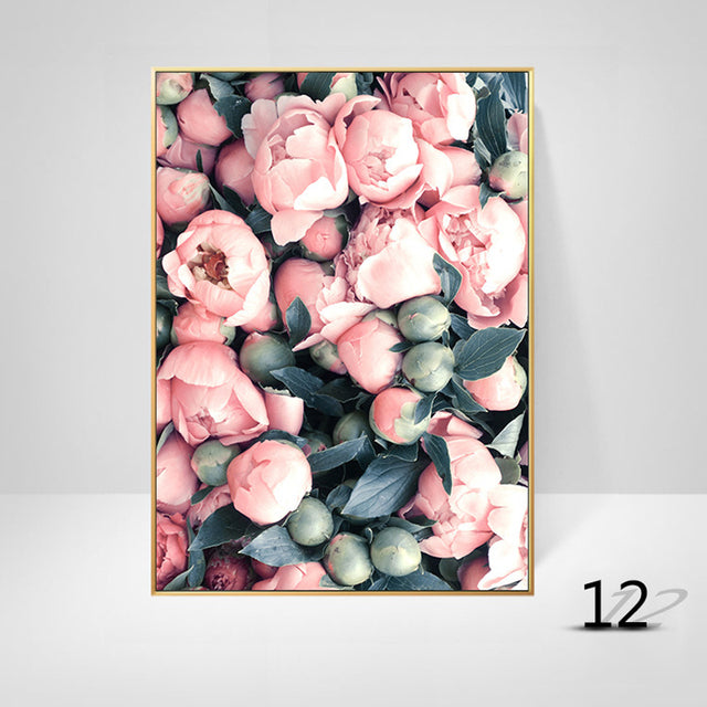 Pink Emory Canvas Art Print