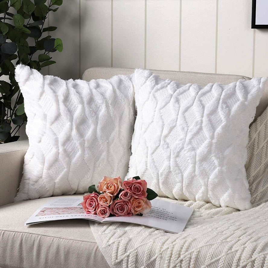 Embossed Decorative Pillow Cover freeshipping - khollect