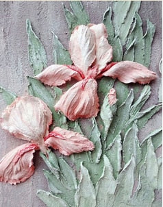 3D Floral Canvas Print freeshipping - khollect