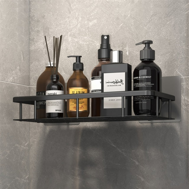 Metal Suction Bathroom Shelves freeshipping - khollect