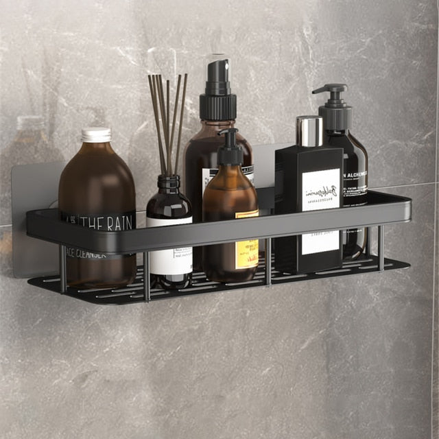 Metal Suction Bathroom Shelves freeshipping - khollect