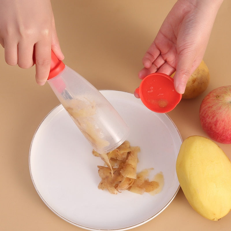 Fruit Peeler with Storage freeshipping - khollect