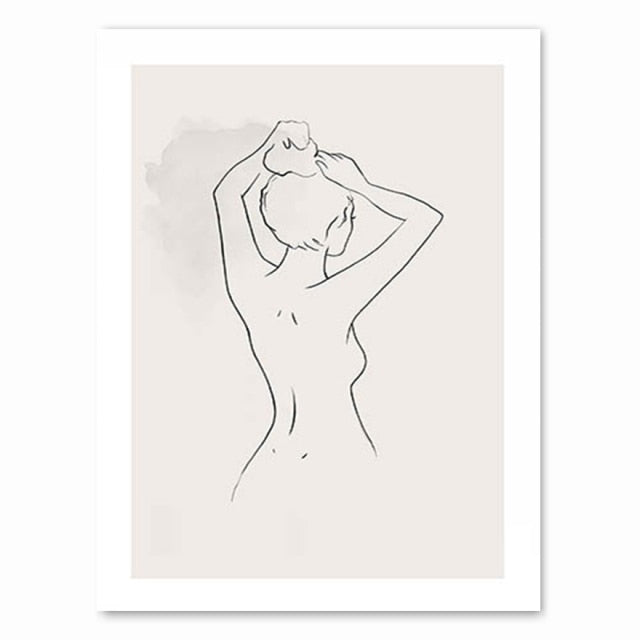Scandinavian Landscape Canvas Print freeshipping - khollect