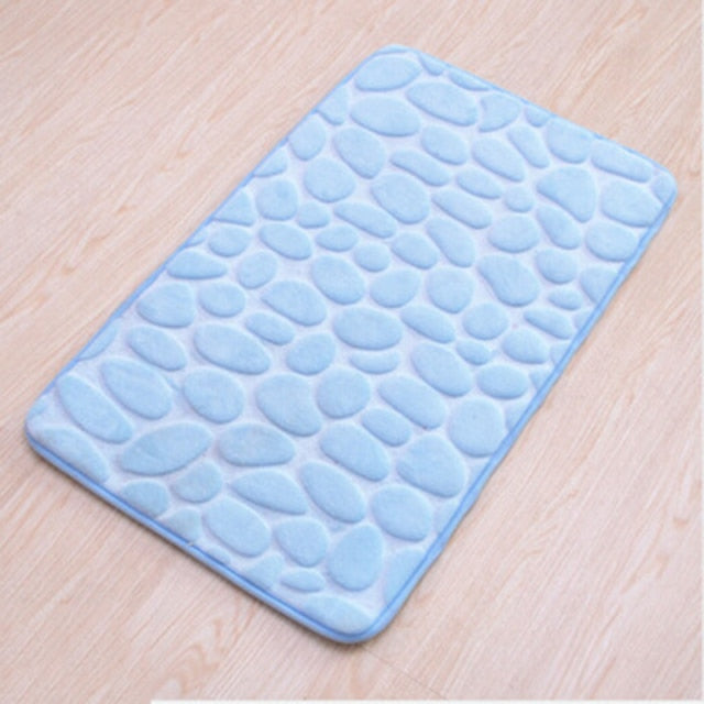 Cobblestone Embossed Bath Mat freeshipping - khollect