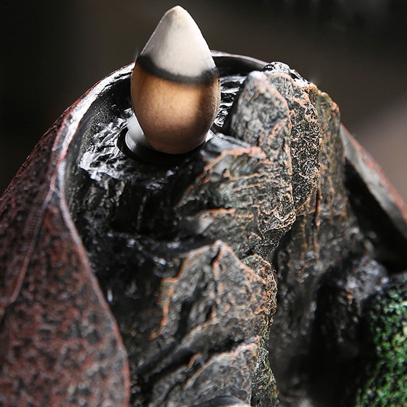 Mountain Waterfall Incense Burner freeshipping - khollect
