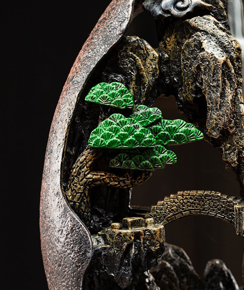 Mountain Waterfall Incense Burner freeshipping - khollect