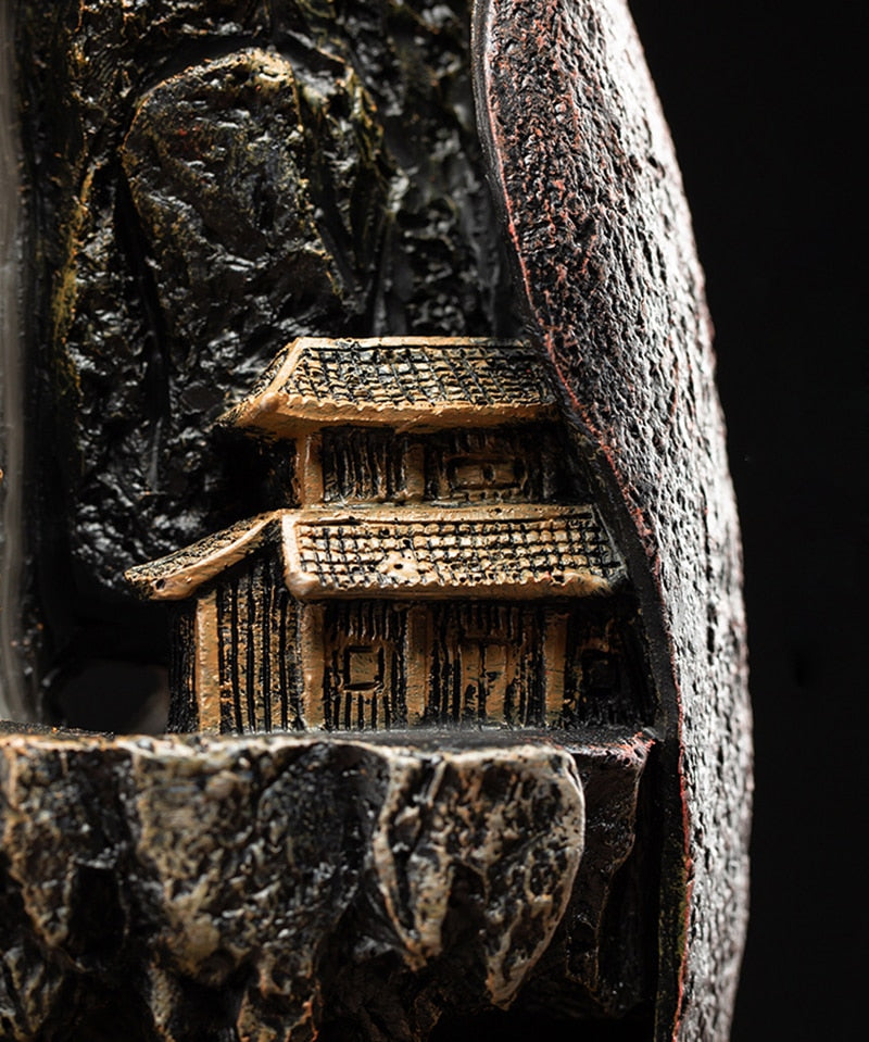 Mountain Waterfall Incense Burner freeshipping - khollect