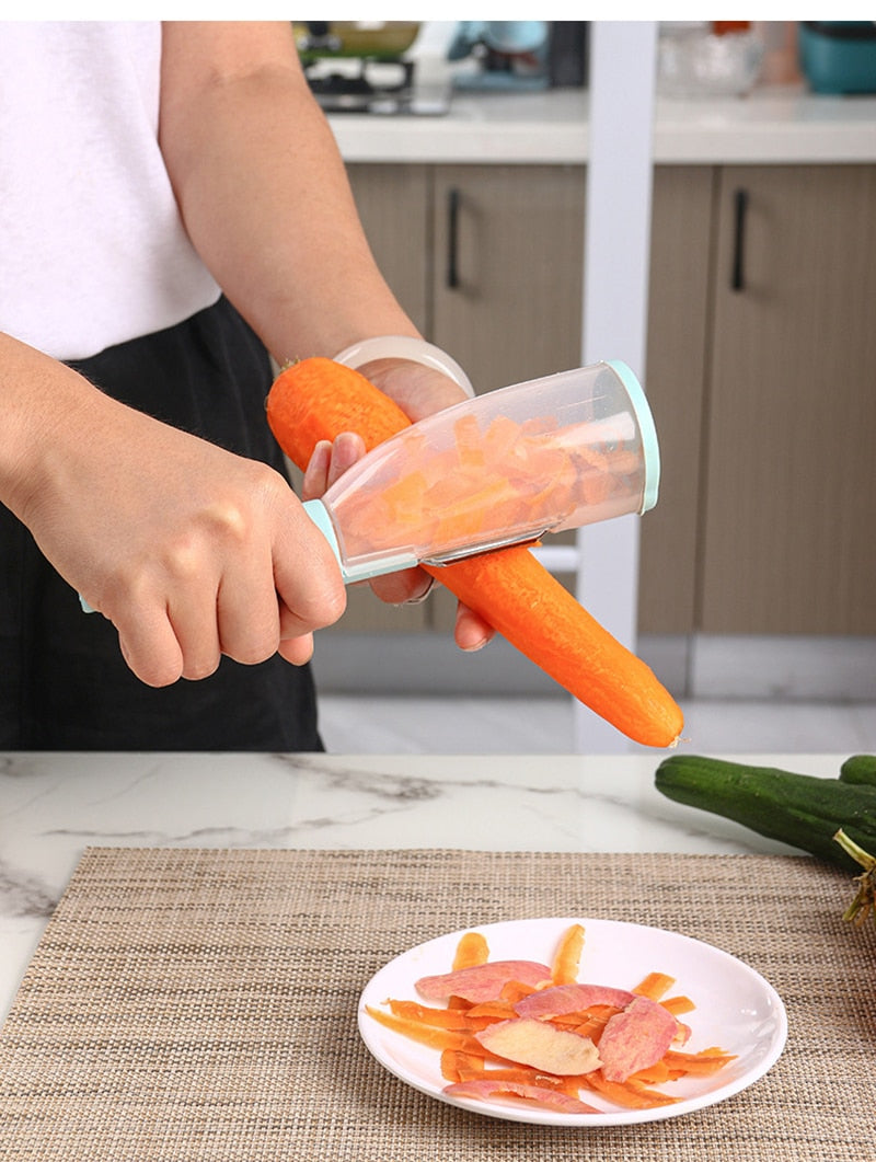 Fruit Peeler with Storage freeshipping - khollect
