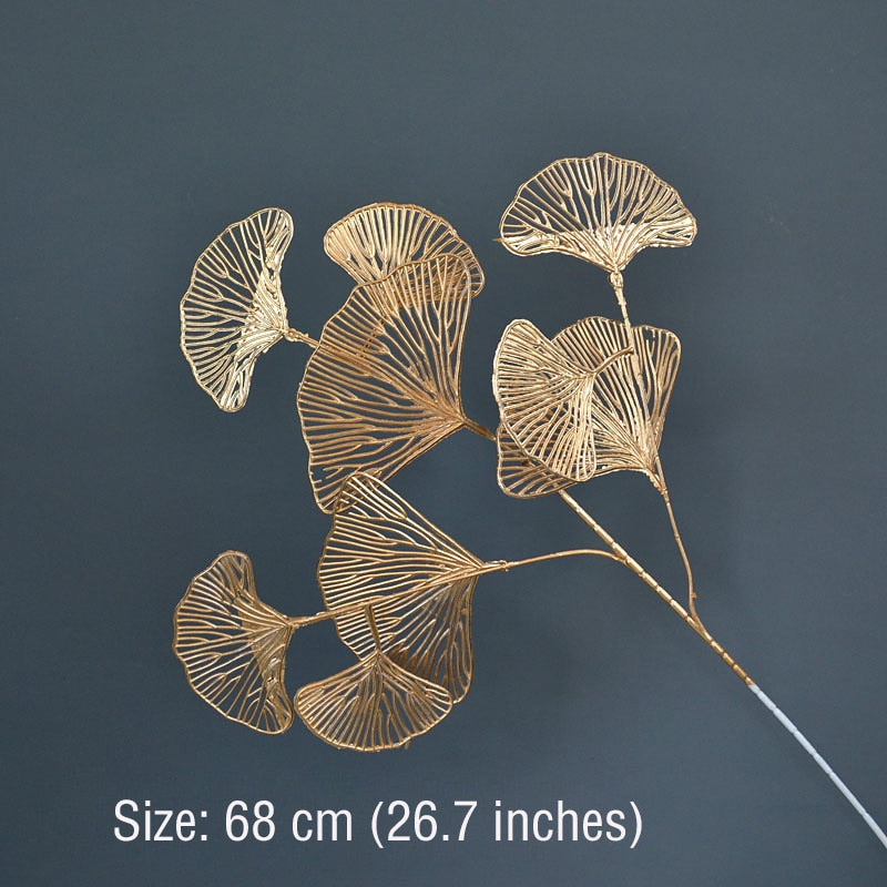 Golden Artificial Plants freeshipping - khollect