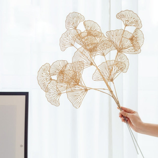 Golden Artificial Plants freeshipping - khollect