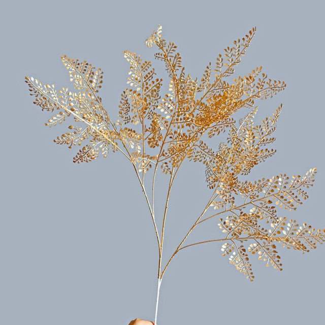 Golden Artificial Plants freeshipping - khollect