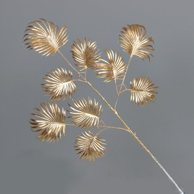 Golden Artificial Plants freeshipping - khollect