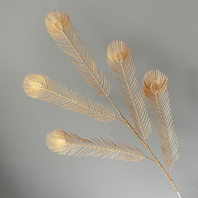 Golden Artificial Plants freeshipping - khollect