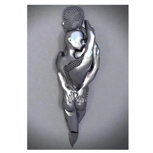 Metal Figure Art Canvas Print