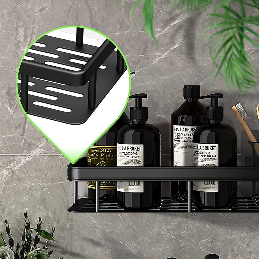 Metal Suction Bathroom Shelves freeshipping - khollect