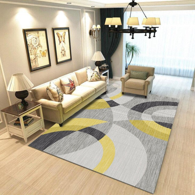 Geometric Living Room Carpet freeshipping - khollect
