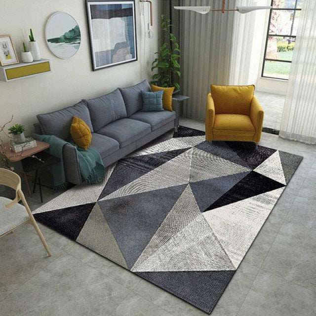 Geometric Living Room Carpet freeshipping - khollect