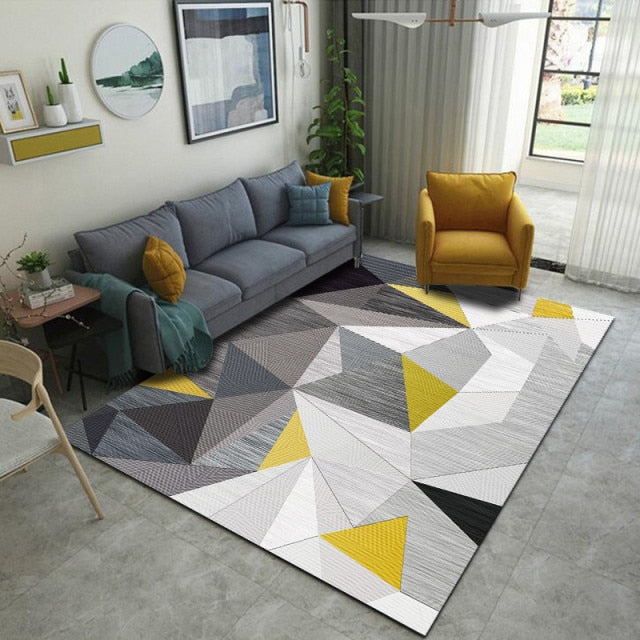Geometric Living Room Carpet freeshipping - khollect