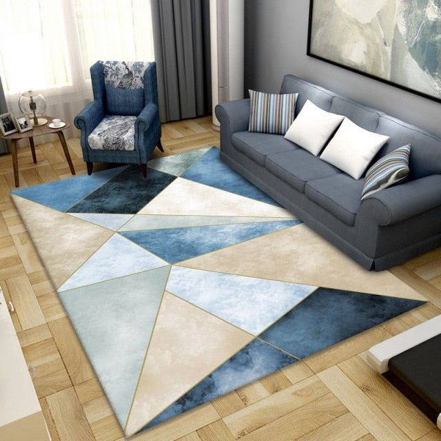 Geometric Living Room Carpet freeshipping - khollect