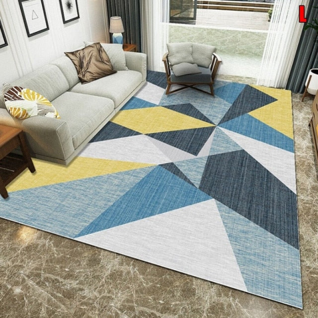 Geometric Living Room Carpet freeshipping - khollect