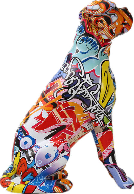 Rainbow Dog Aura Decor