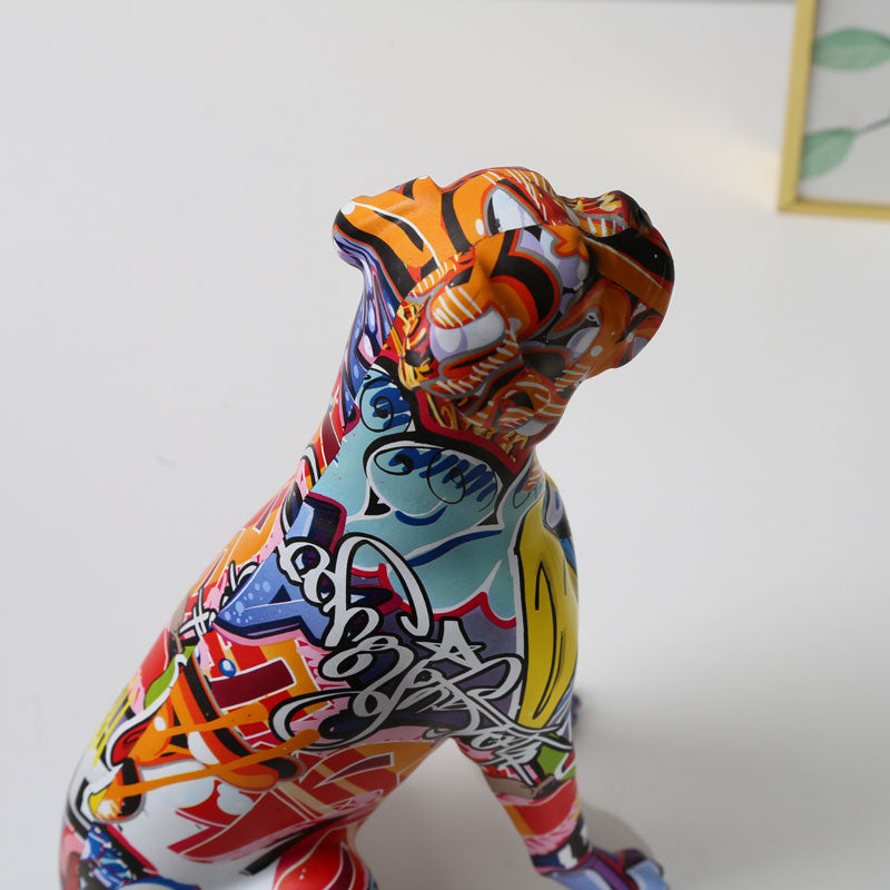 Rainbow Dog Aura Decor