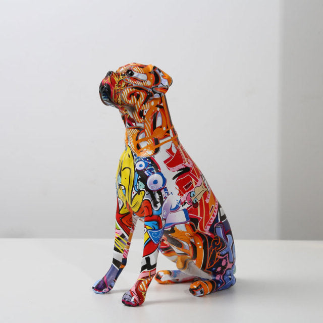 Rainbow Dog Aura Decor