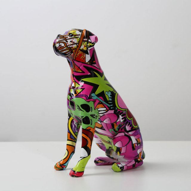 Rainbow Dog Aura Decor