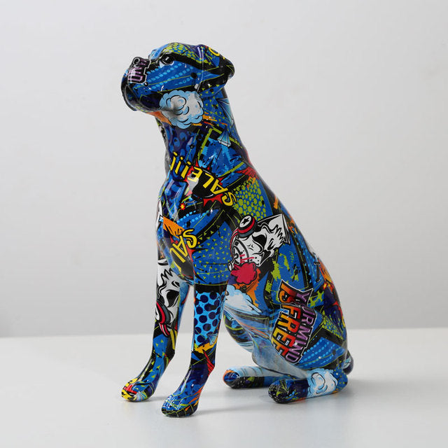 Rainbow Dog Aura Decor