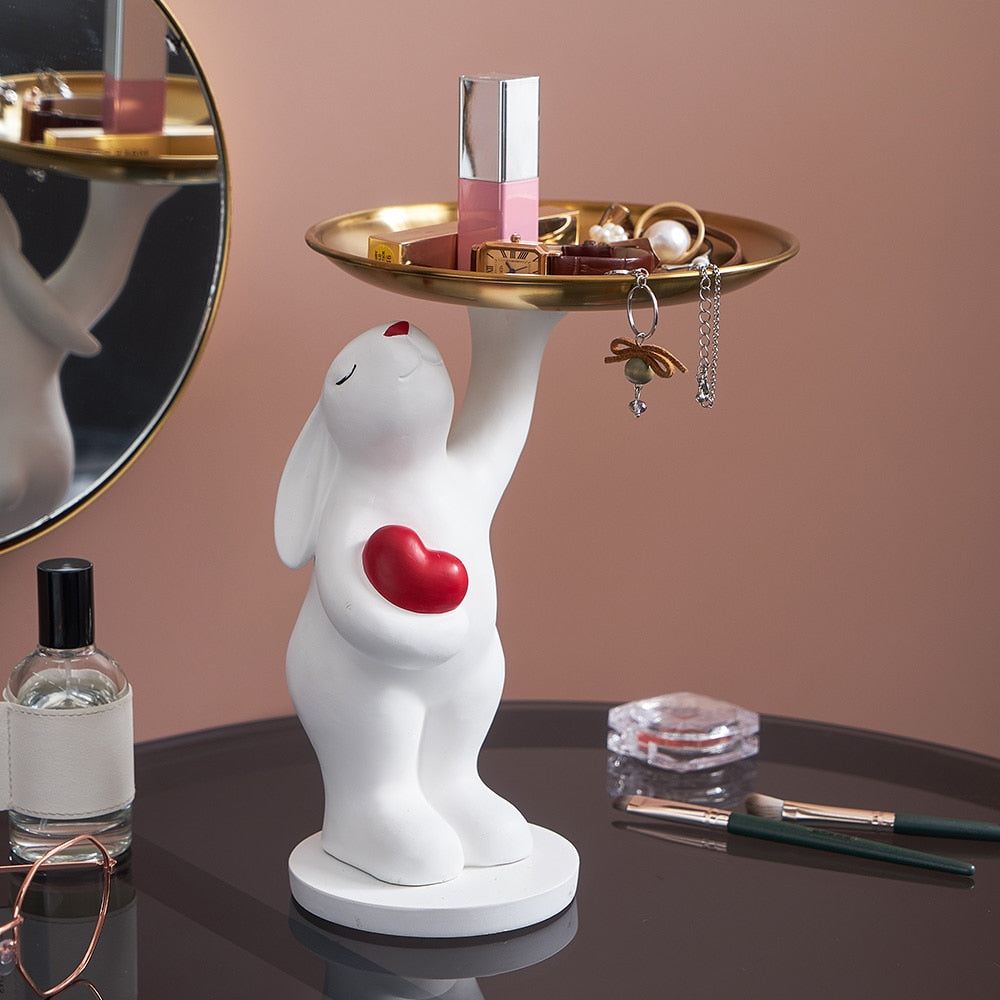 White Bear Statue Tray freeshipping - khollect