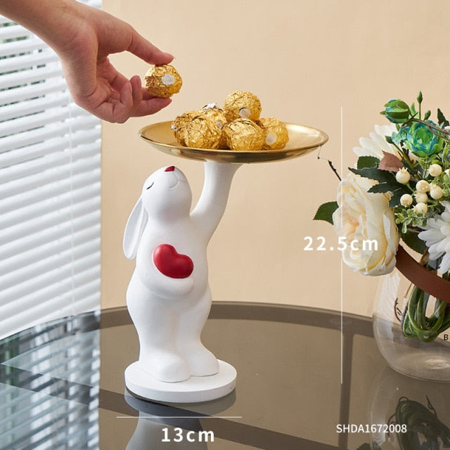 White Bear Statue Tray freeshipping - khollect