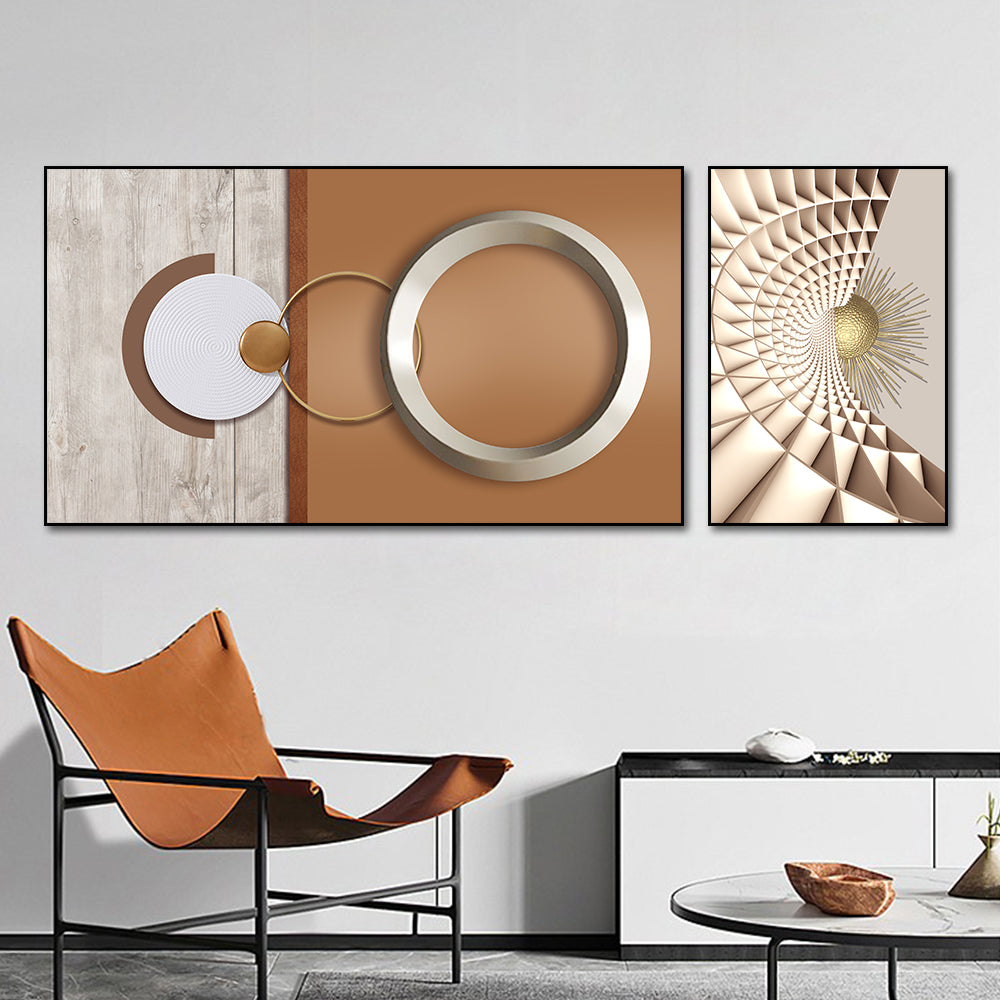 Dune Oasis Abstract Canvas Print