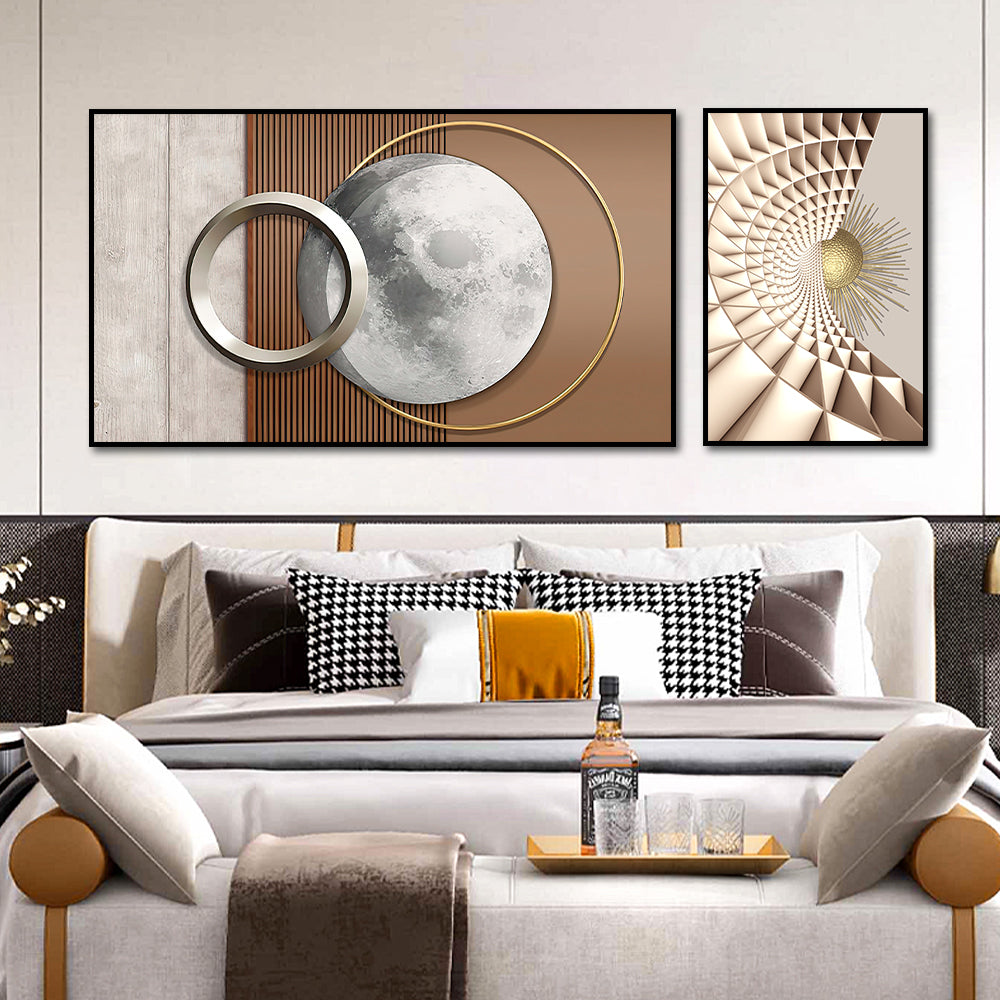 Dune Oasis Abstract Canvas Print